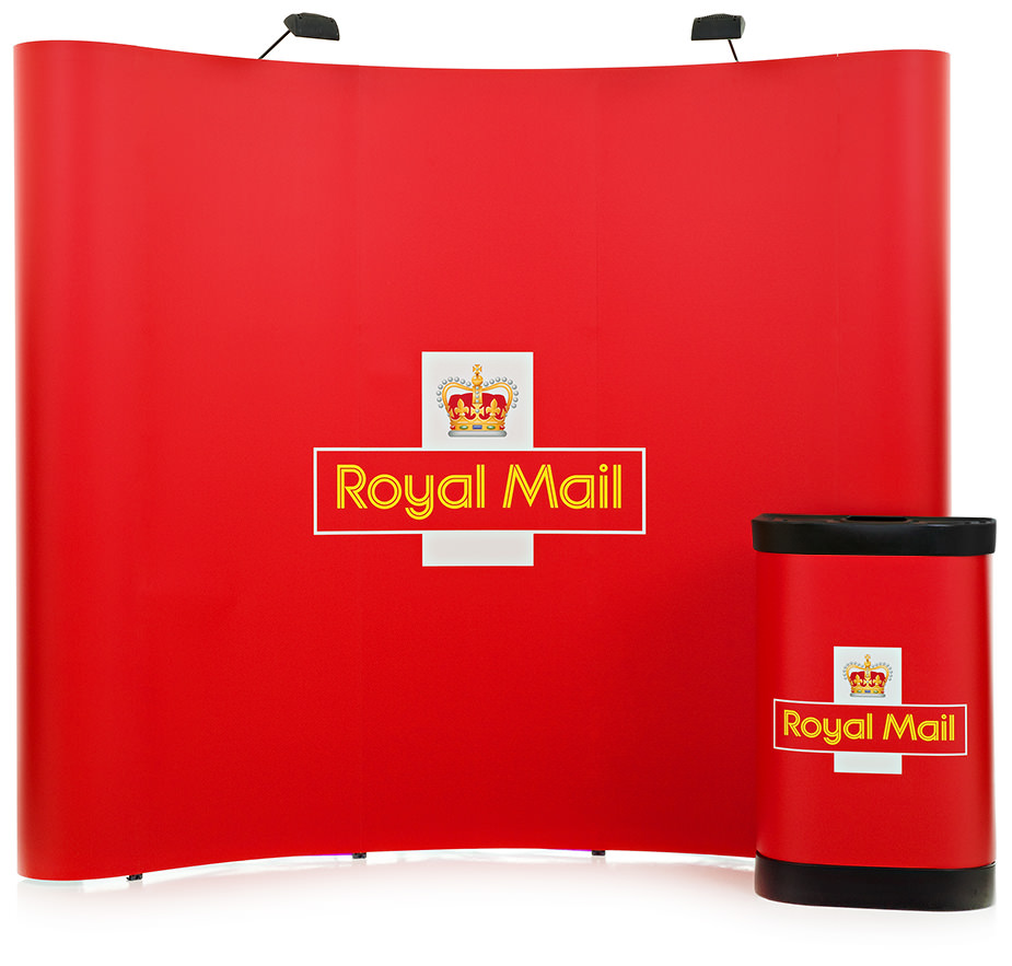 3x3 Pop Up Display Stand - Royal_Mail_3x3_Pop-Up-Exhibition-Display-Stand-XL-Displays