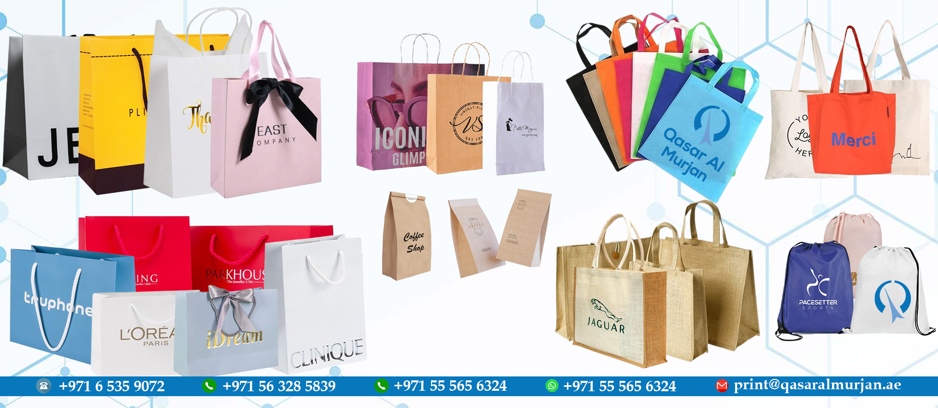 Customized Bag With Printing Supplier in Dubai, Sharjah, Abu Dhabi at Factory Price