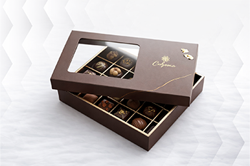 chocolate Lid and Base Rigid box printing suppliers