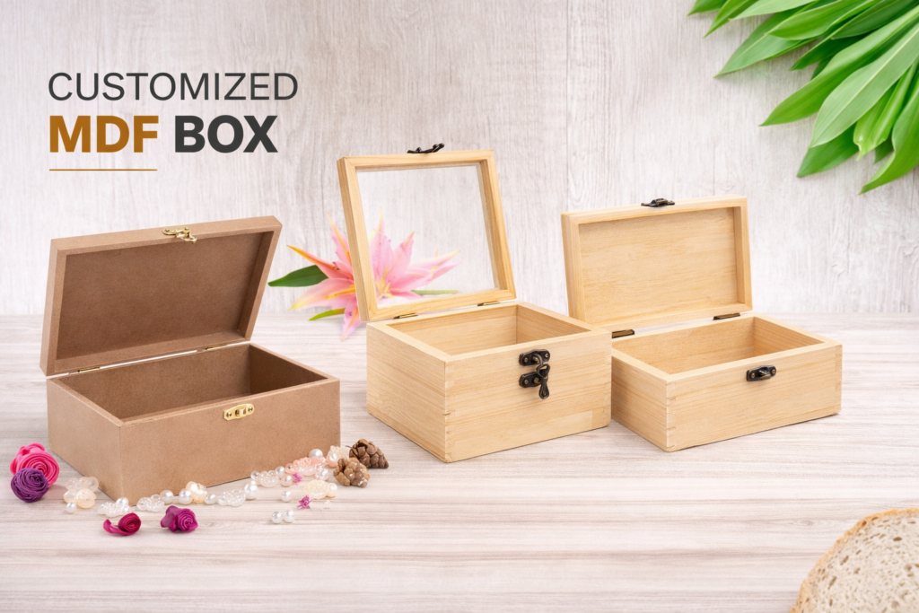 Customized Wooden MDF Box sharjah