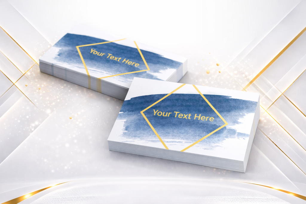 matte finish business card abudhabi