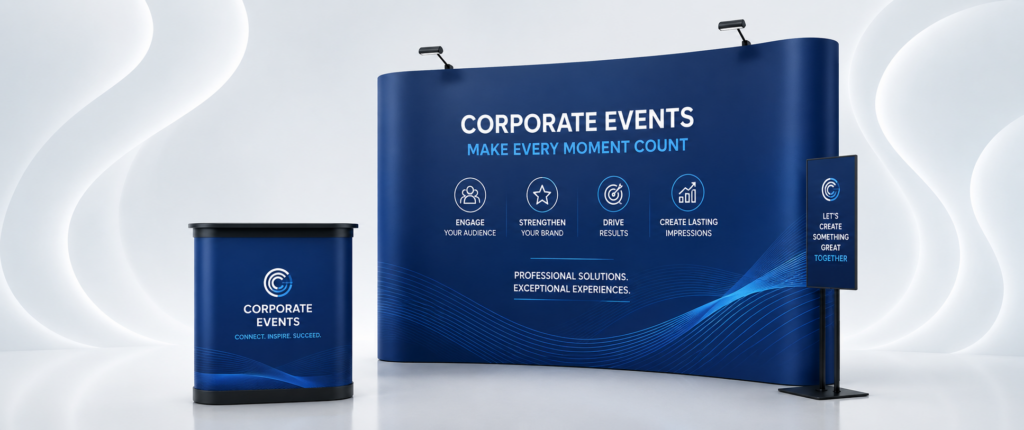pop up stand Corporate Event Collection dubai