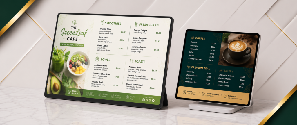 Digital or Interactive Menu printing abudhabi