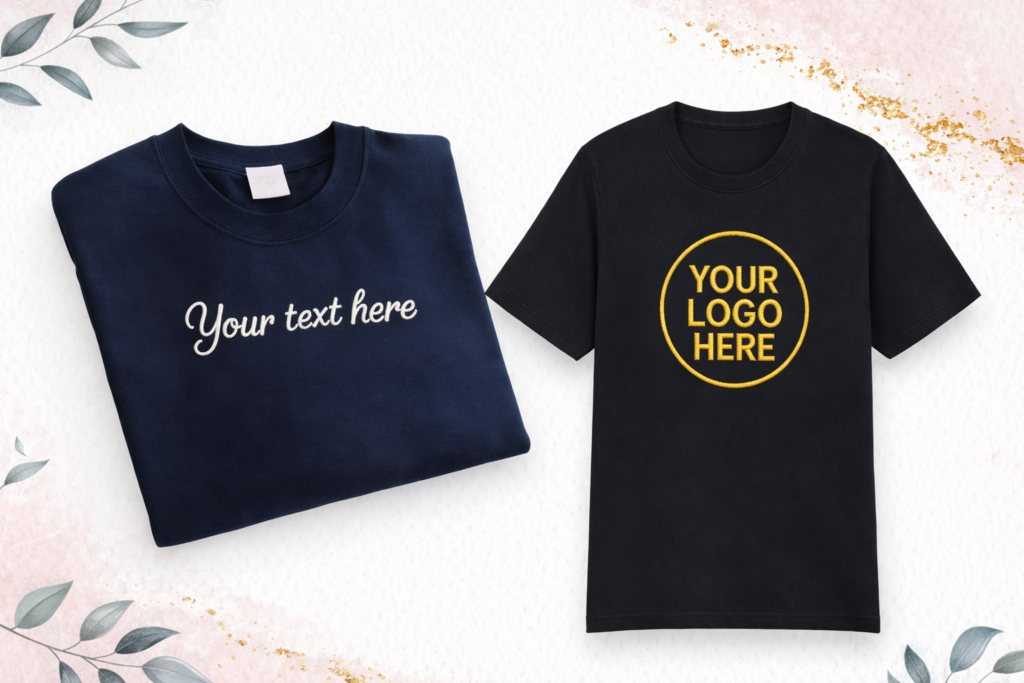 Flat T-shirts Embroidery sharjah