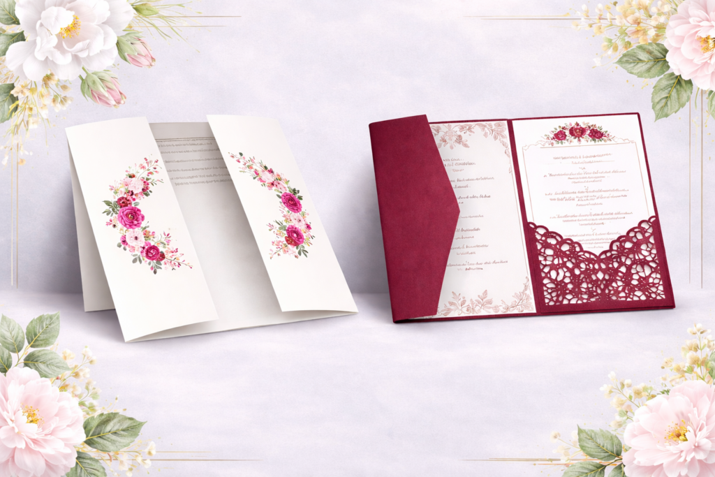 Folded wedding Cards sharjah