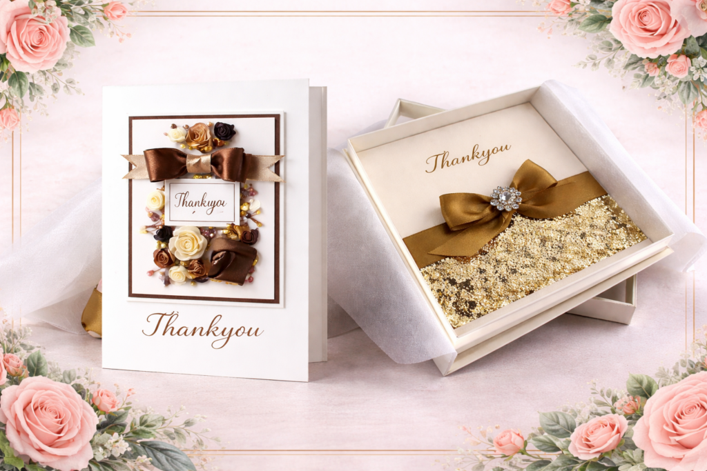 Luxury Boxed Thank You Card dubai