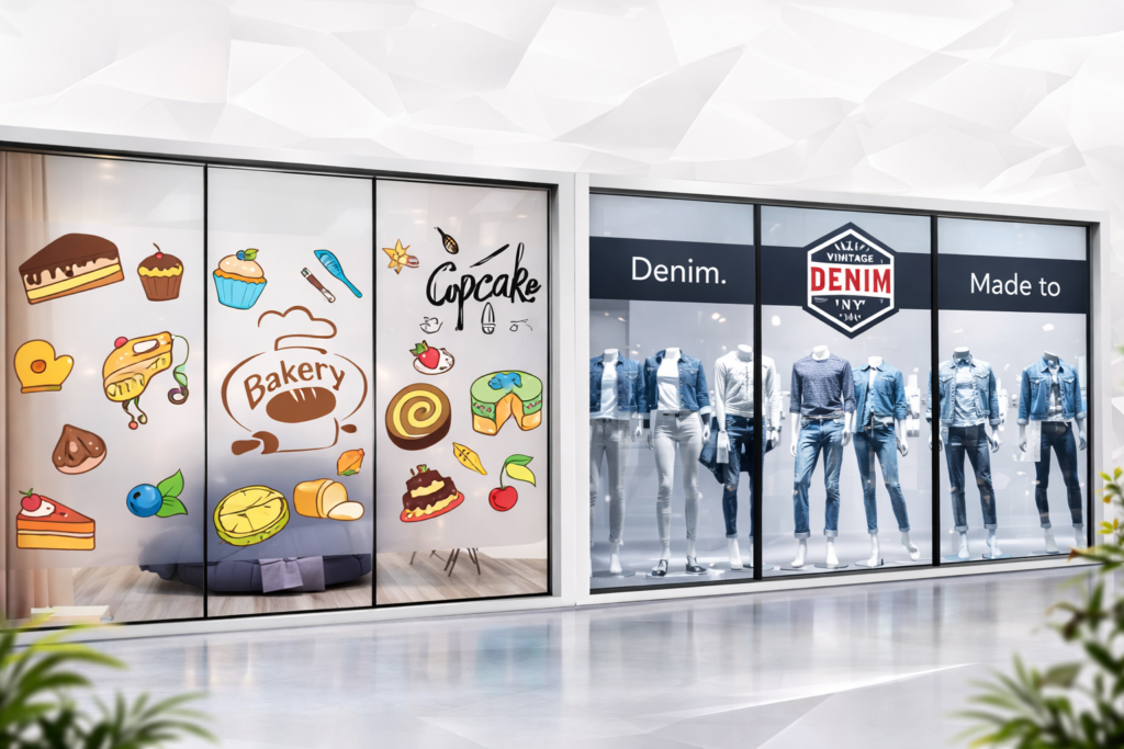 Opaque Vinyl window Graphics abudhabi