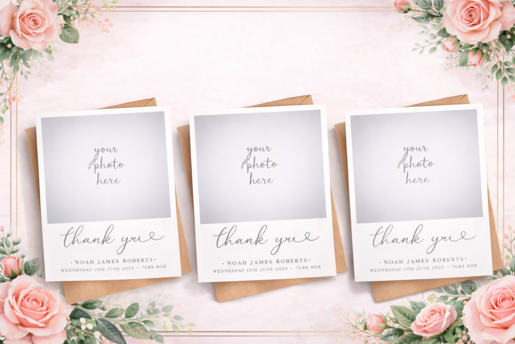 Photo Thank You Card sharjah