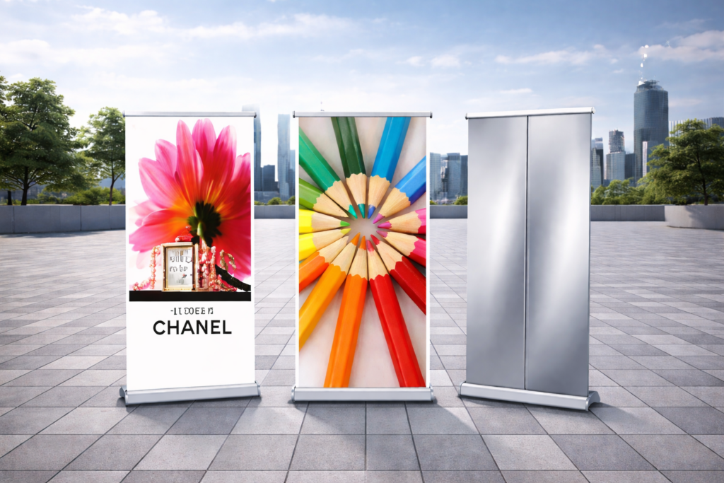 exhibition stand Premium Roll Up Stand dubai