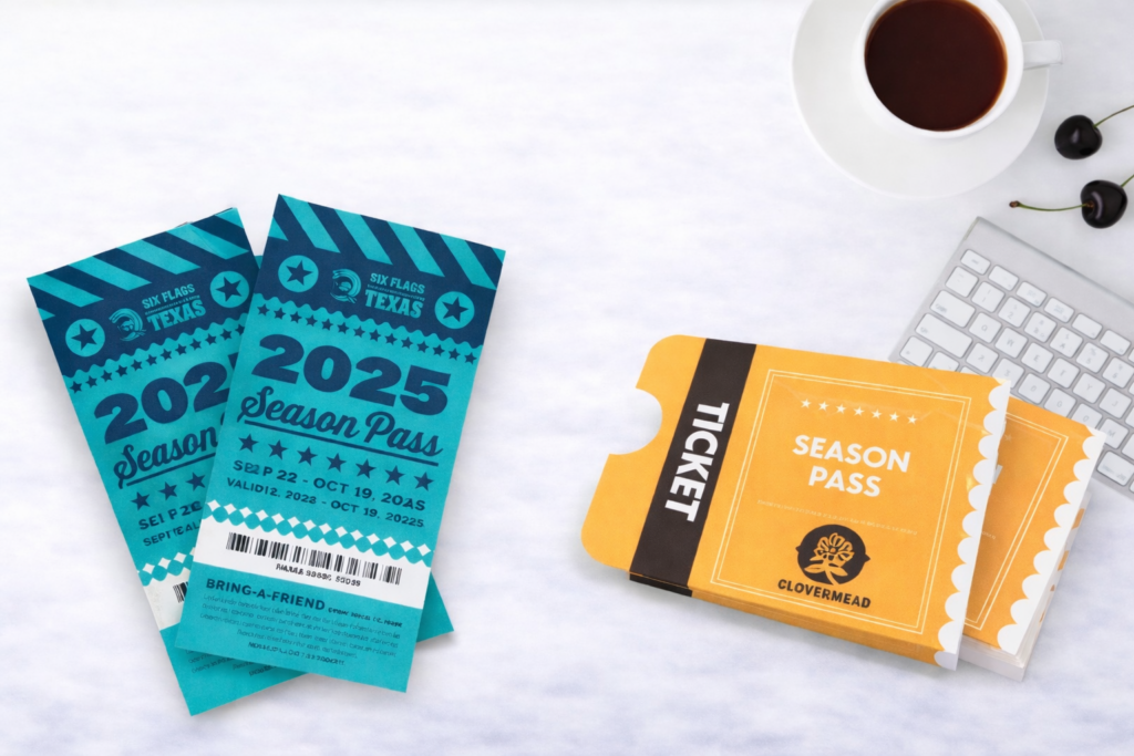 Season Pass Ticket Printing sharjah
