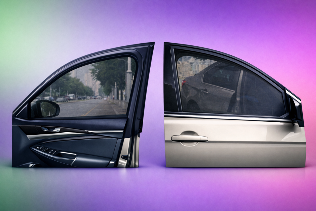 Side Window sun Shade printing abudhabi