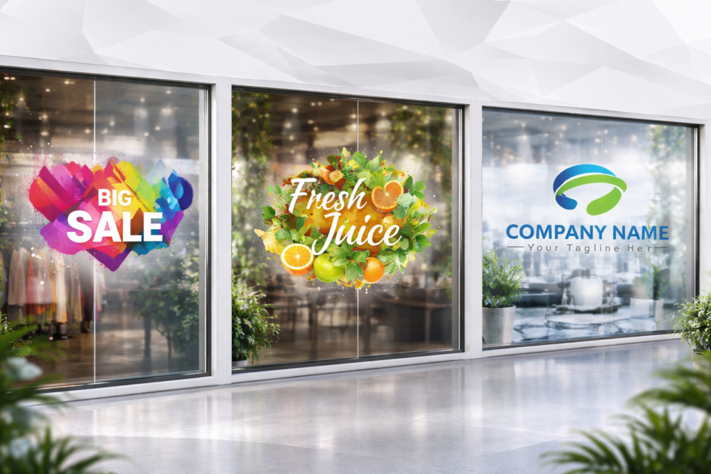 Transparent window Graphics sharjah