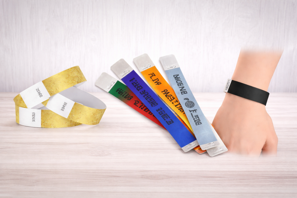 Tyvek Paper Wristband printing dubai
