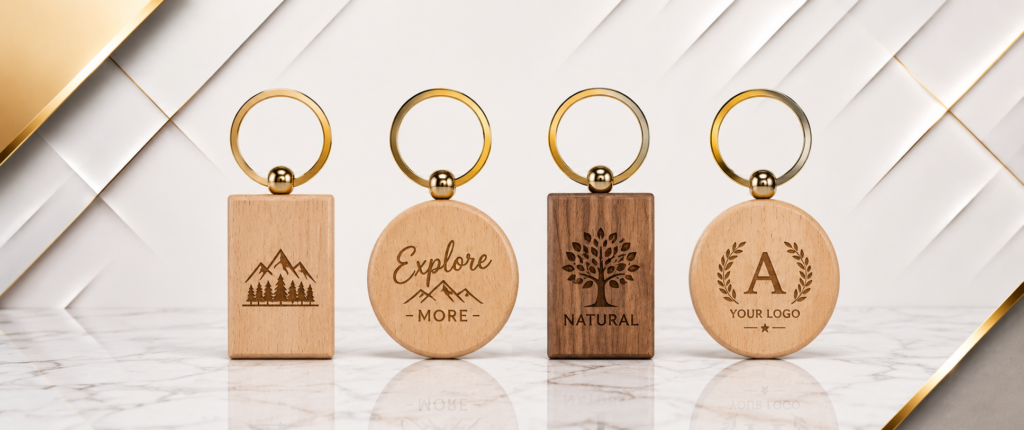 Wooden Key Chain Printing sharjah