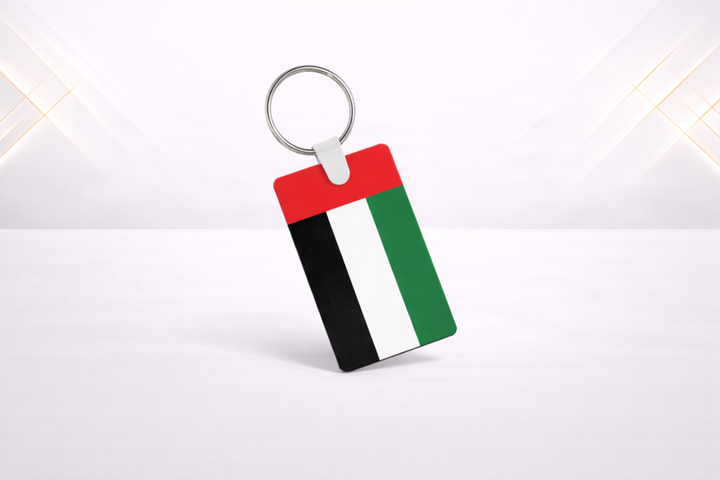national day promotional keychain abudhabi
