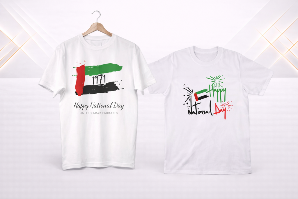 national day promotional t-shirts printing dubai
