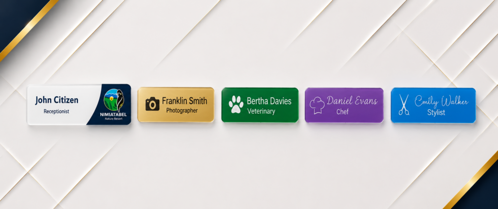 Acrylic Name Badges dubai