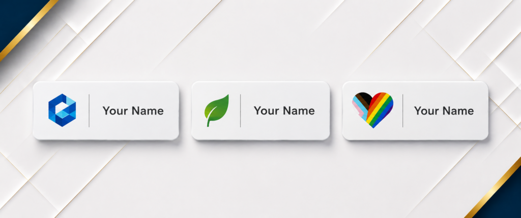 Plastic Name Badges abudhabi