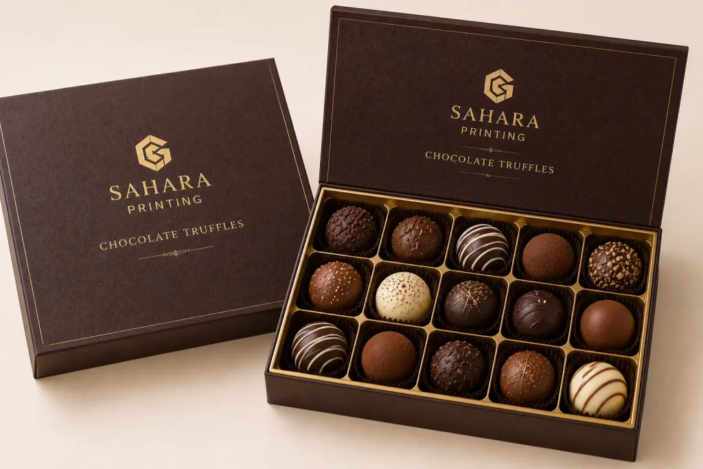 chocolate truffle gift box
