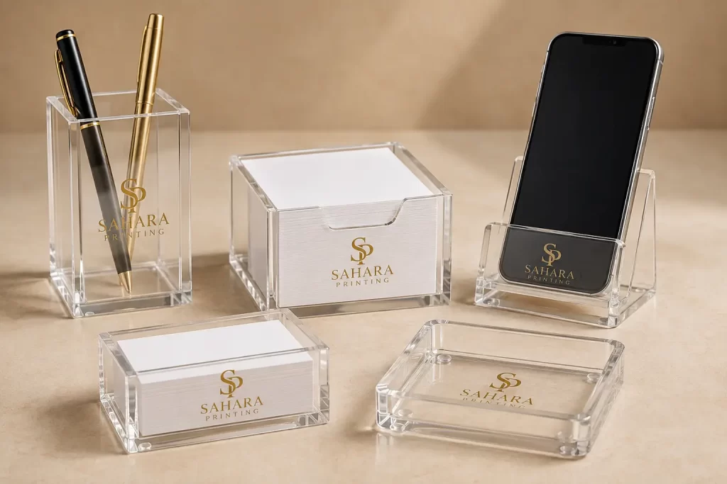 Acrylic Desk Organizers Printing