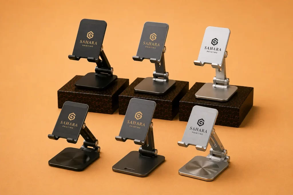 Adjustable Desk Phone Stands with Printing