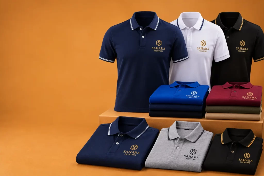 Branded Polo Shirts with custom printing