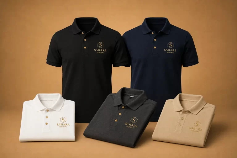 Classic Cotton Polo T-Shirts Printing in sharjah