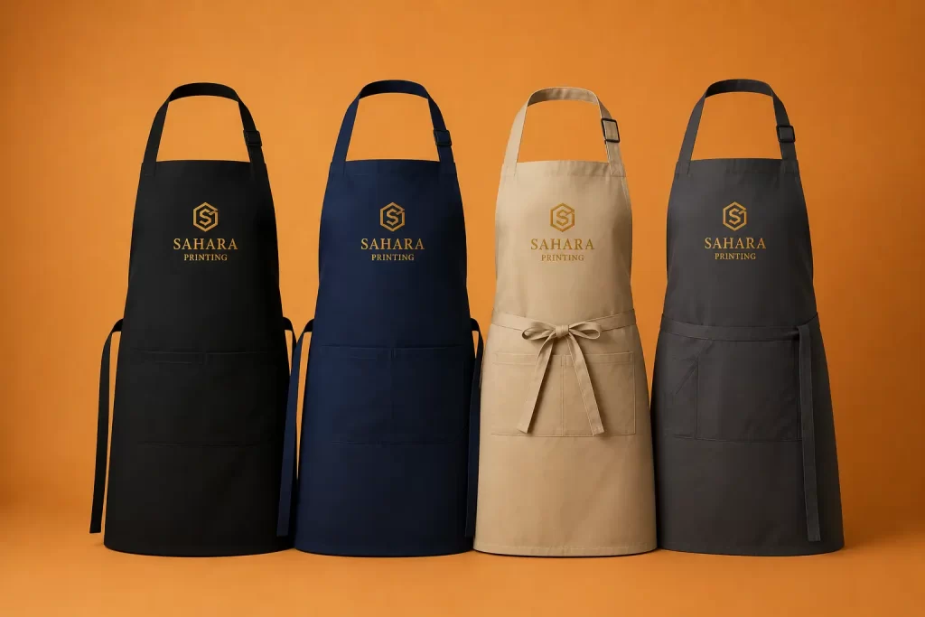 Custom Aprons Printing in dubai