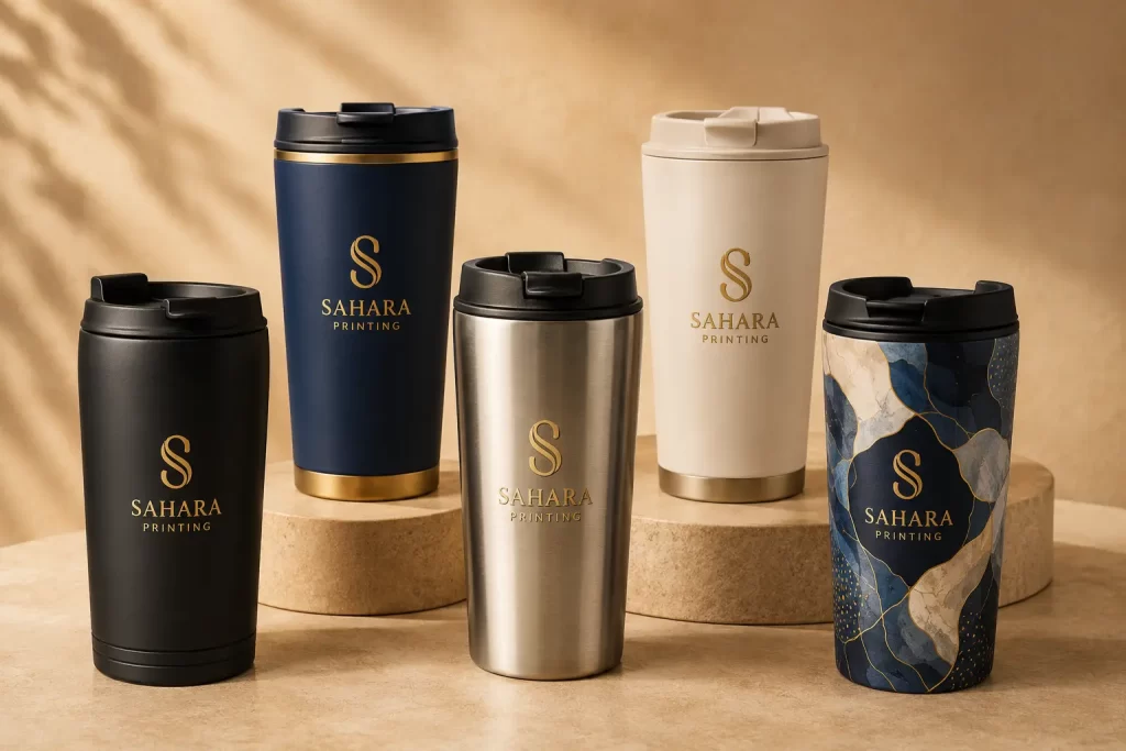 Custom Printed Travel Mugs