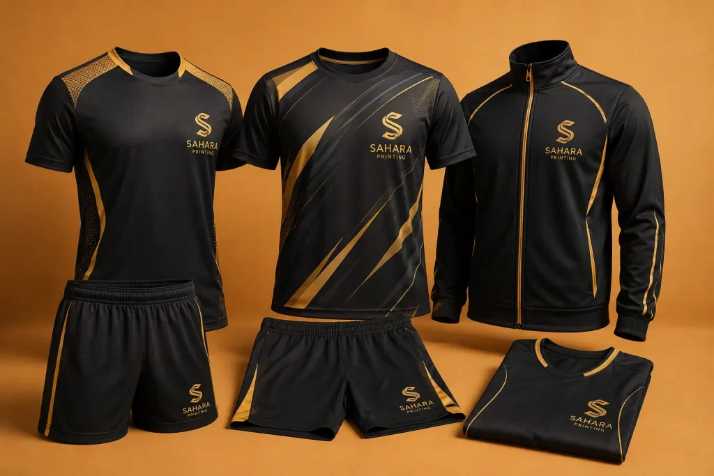 Custom Sportswear with printing suppliers in ajman