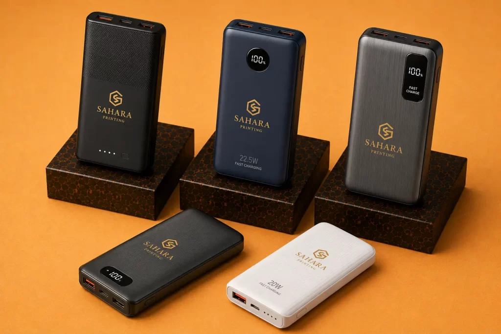 Fast Charging Power Banks Printing in sharjah