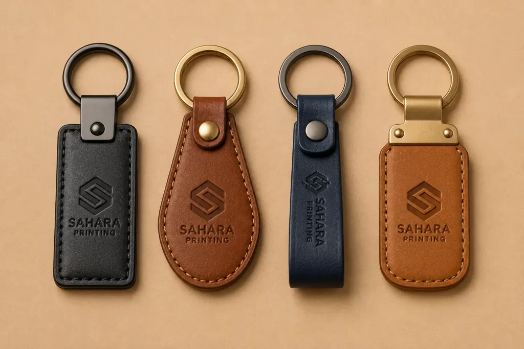 Leather Keychains Printing