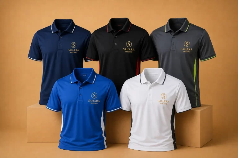 Polyester Polo T-Shirts Printing in abudhabi