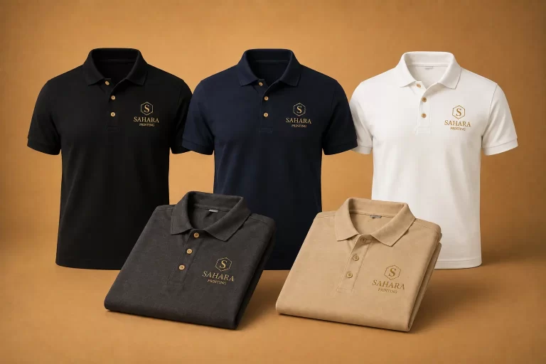 Premium Polo T-Shirts Printing in Dubai