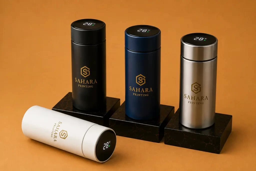 Smart Temperature Display Travel Mugs