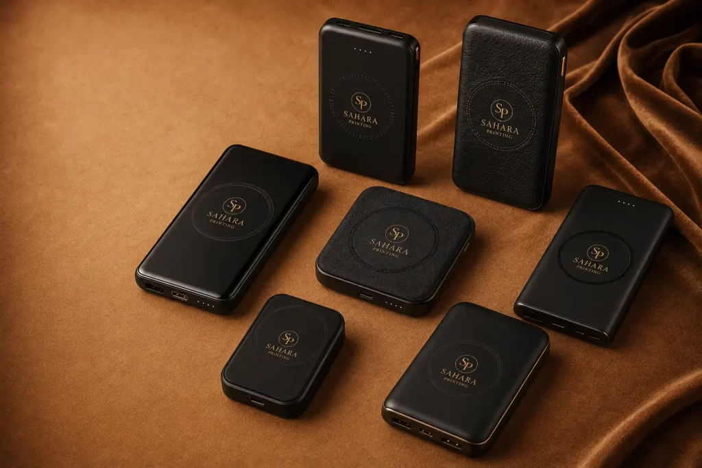Wireless Charging Power Banks with custom printing